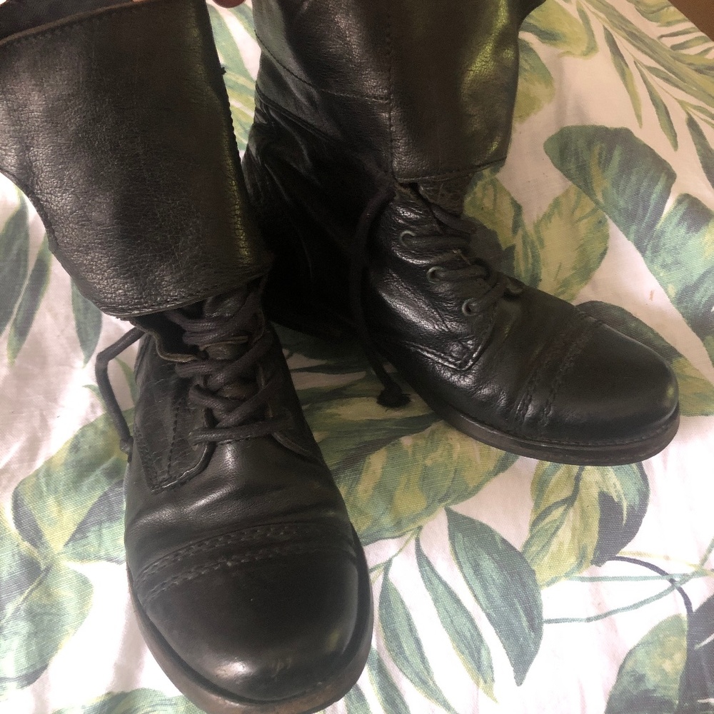 Leather Combat boots